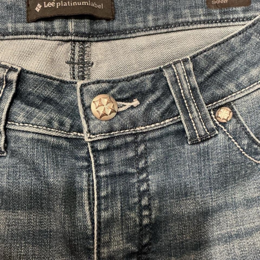 Lee Platinum Blue Skinny Jeans Modern Fit - Picture 6 of 6